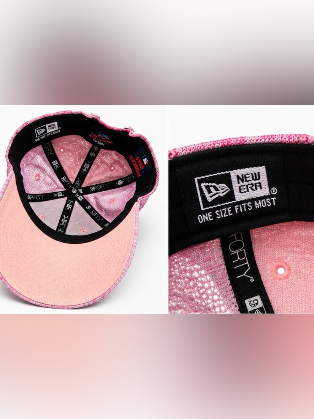 New Era Pink Heather NY Yankees Cap 💗 - Picture 5 of 8